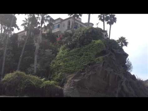 Aliso Beach and Gucci Mansion in Laguna Beach 